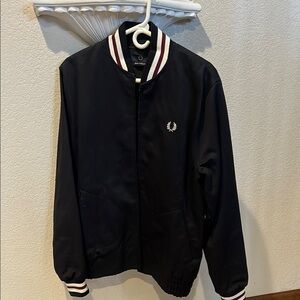 Fred Perry Black Bomber Jacket